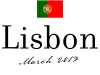Lisbon march 2013